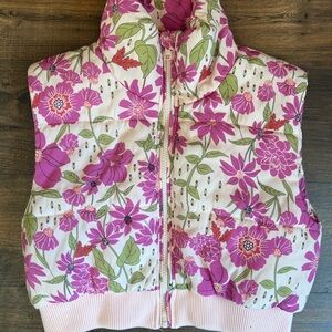 &merci Women's Medium Full Bloom Quilted Vest